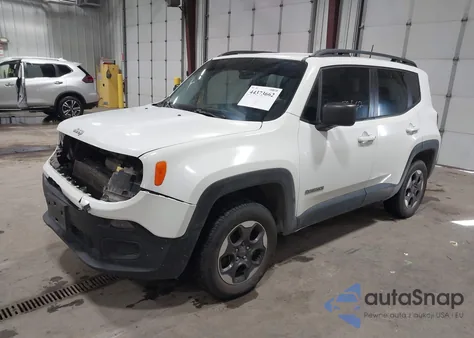 2016 Jeep Renegade Sport z USA, uszkodzony, nr VIN ZACCJBAT7GPE16193